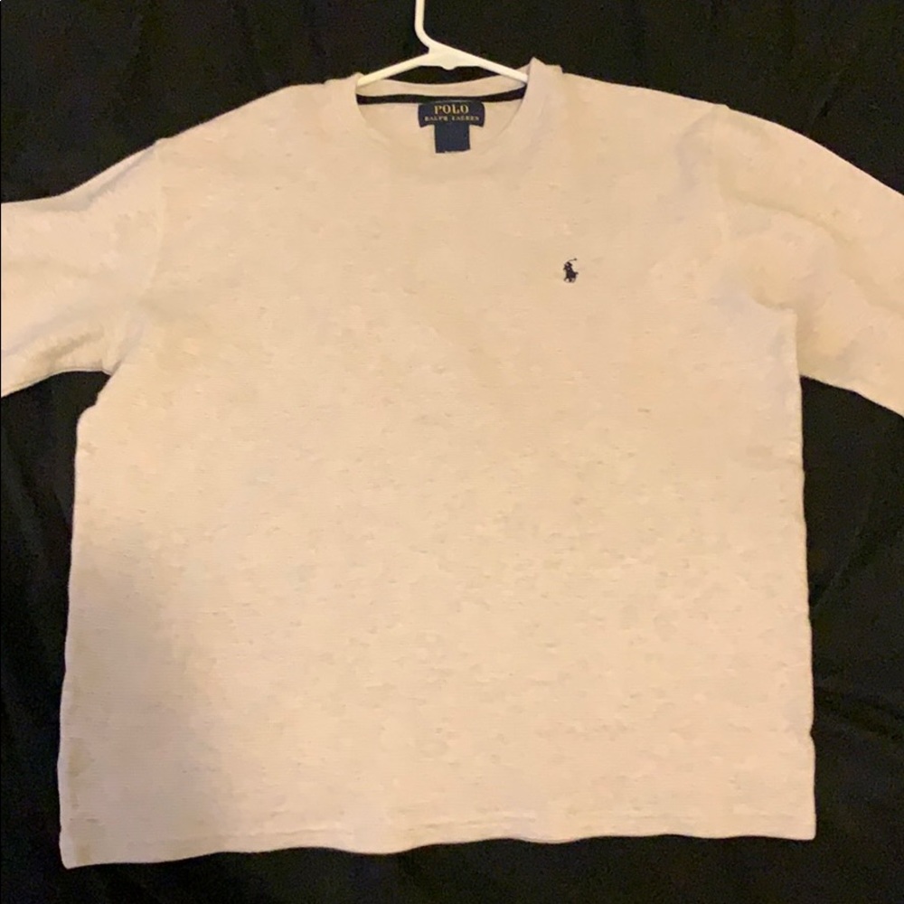 Grey Polo Sweatshirt